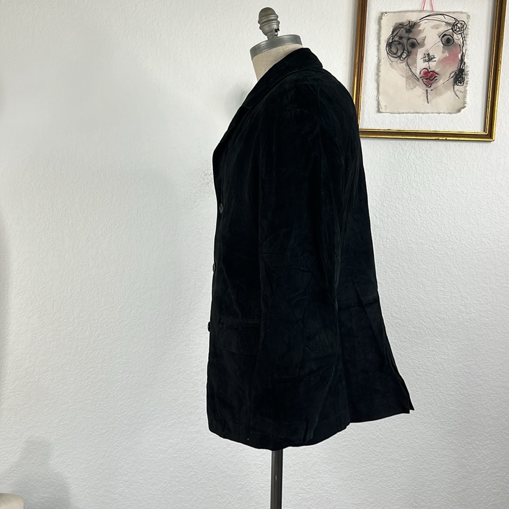 Pendleton Vtg Suede Leather Coat Jacket - image 6